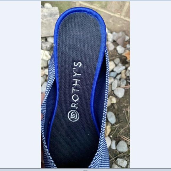 ROTHYS Women’s Retired The Flat Indigo Round Toe Flats Size US 8 - Picture 5 of 7
